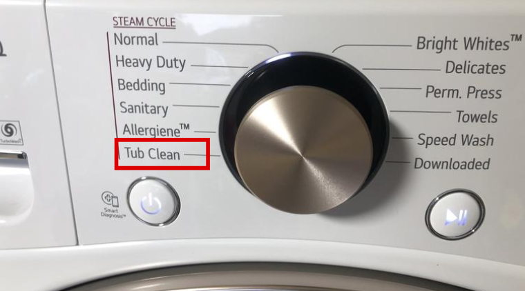 Cách dùng cơ chế dọn dẹp vệ sinh lồng giặt