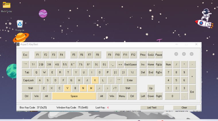 Cách test bàn phím laptop thông qua công cụ, phần mềm
