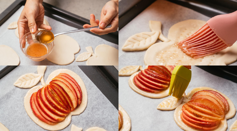 Hướng dẫn cách làm bánh táo nướng bằng nồi chiên không dầu