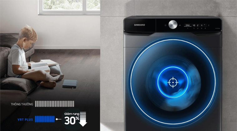 Máy giặt lồng ngang Samsung AI Inverter 10Kg WW10TP44DSB/SV giảm 48%, giá hấp dẫn chỉ 10.850K
