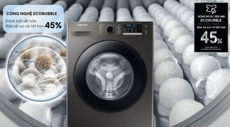 Máy giặt lồng ngang Samsung Inverter 9.5Kg WW95TA046AX/SV giảm 42% giá chỉ còn 7.990K