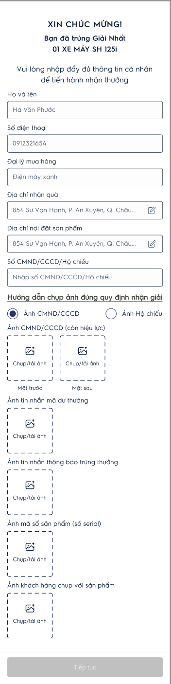 Nội dung chi tiết thể lệ chương trình khuyến mại