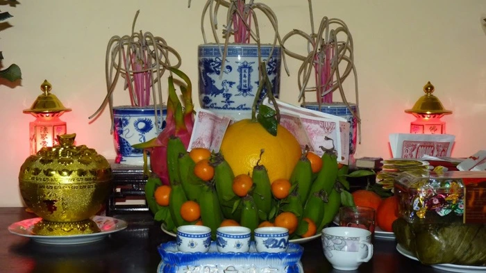 Mâm cúng và văn khấn Rằm tháng Chạp trang trọng tại gia