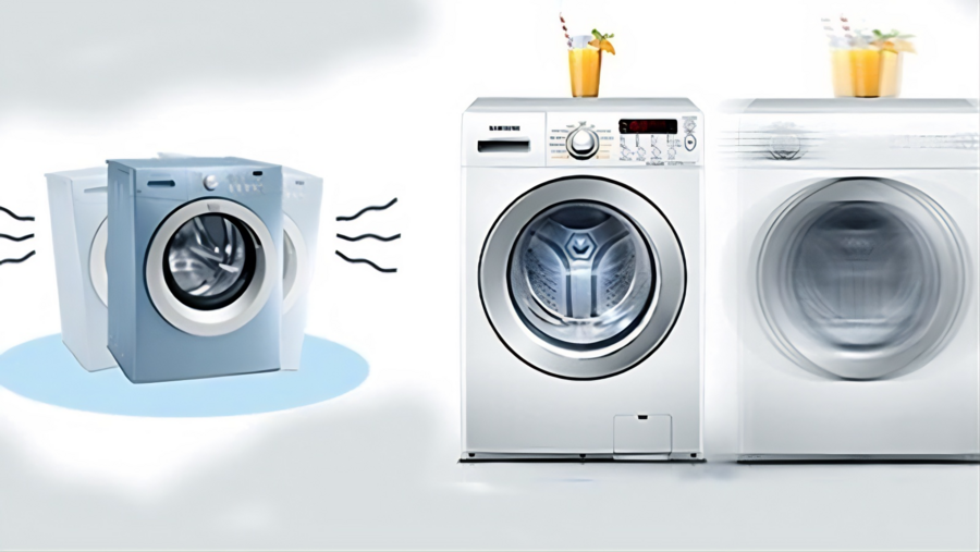 Vì sao máy giặt bị rung?