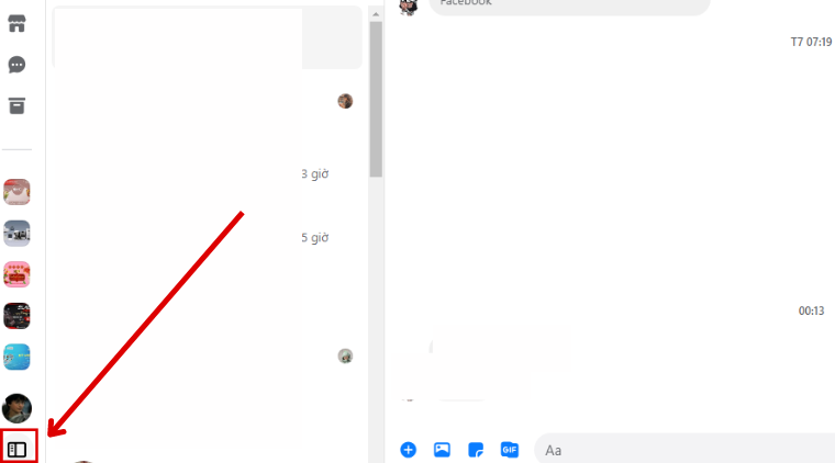 Cách ẩn nhóm chat cộng đồng trên Messenger bằng máy tính
