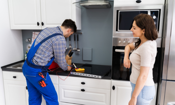 Cách lắp đặt sai kỹ thuật khiến mặt kính bếp hồng ngoại bị nứt