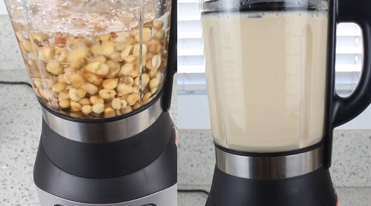 Cách nấu sữa đậu phộng bằng máy làm sữa hạt nguyên chất