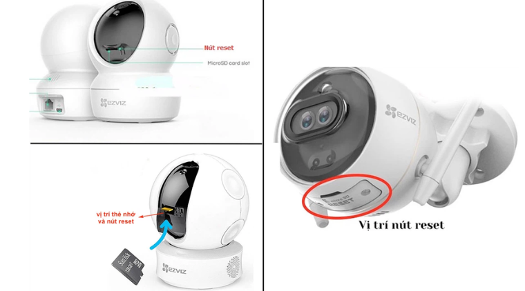 Cách reset camera Ezviz tại nhà đơn giản