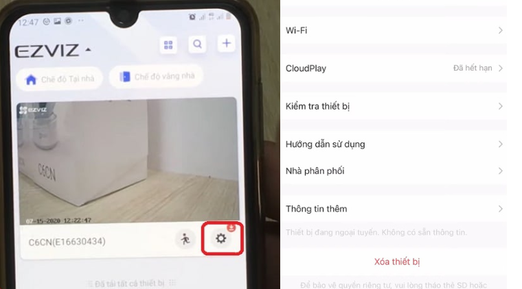 Cách reset camera Ezviz tại nhà đơn giản