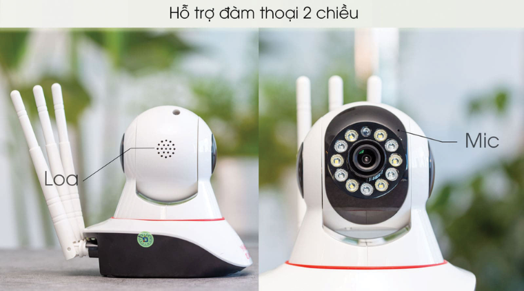 Camera nghe được tiếng không?