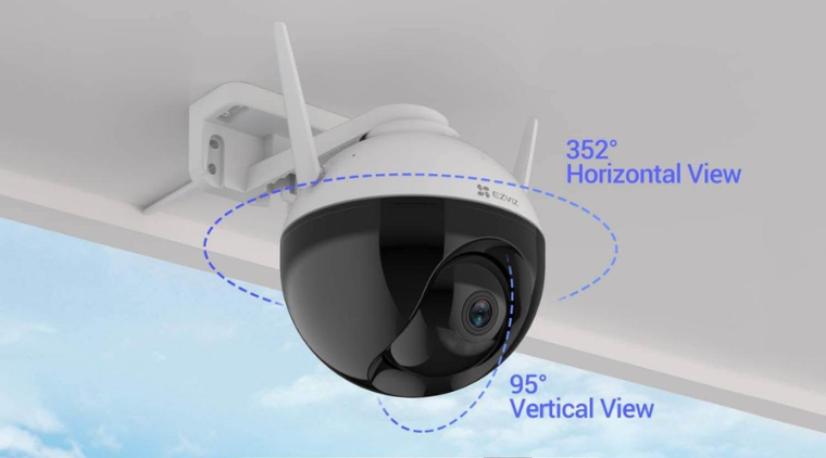 Lỗi chính sách xoay 360 độ bên trên camera Ezviz