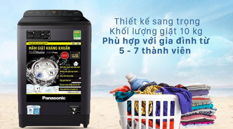 Một số mẫu máy giặt Panasonic áp dụng khuyến mại