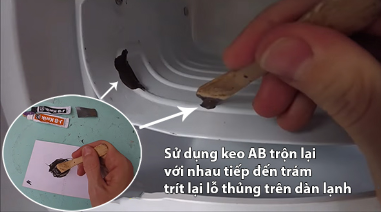 Cách khắc phục khi tủ lạnh mini bị thủng ngăn đá