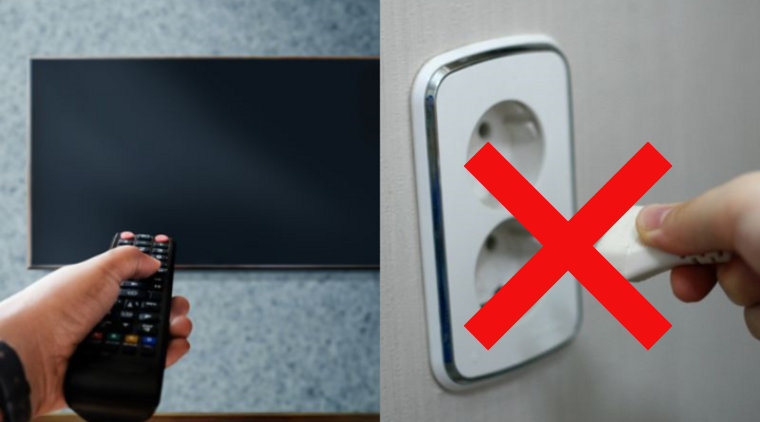 Có nên rút phích cắm tivi sau mỗi lần xem không?