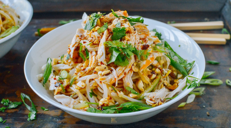 Miến gà trộn