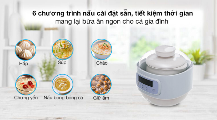 Tổng quan về nồi nấu cháo chậm