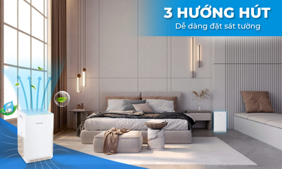 Thiết kế tinh tế tinh tế với 3 hướng hút