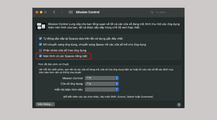 Cách chia đôi màn hình MacBook