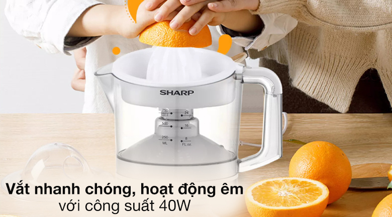 Chất liệu máy tốt, công suất vắt mạnh