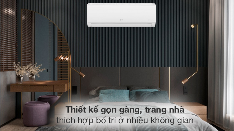 Điều hòa LG 1 chiều Inverter 1HP-8.800BTU V10WIN