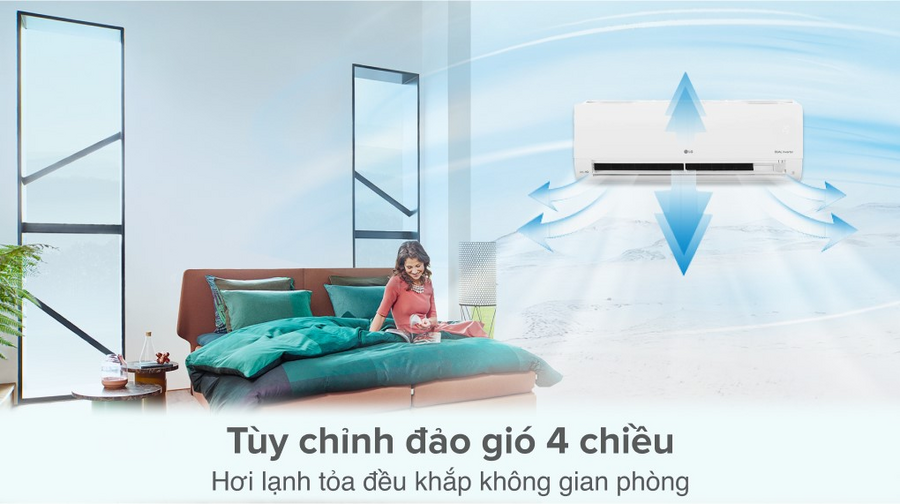Điều hòa LG 2 chiều Inverter 1.5HP-12.000BTU B13END1