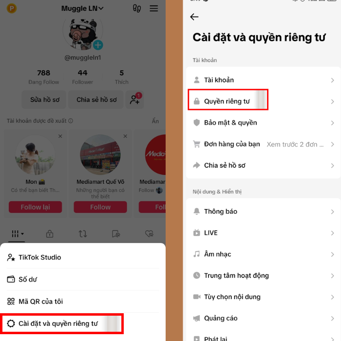 Hướng dẫn chặn tag mình trên TikTok