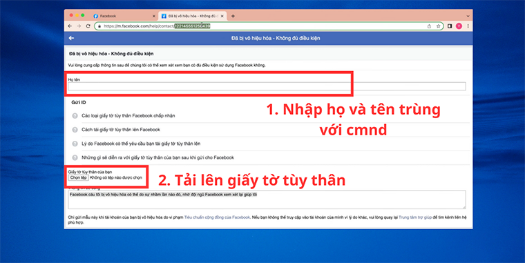 Cách lấy lại tài khoản facebook bị khóa 180 ngày