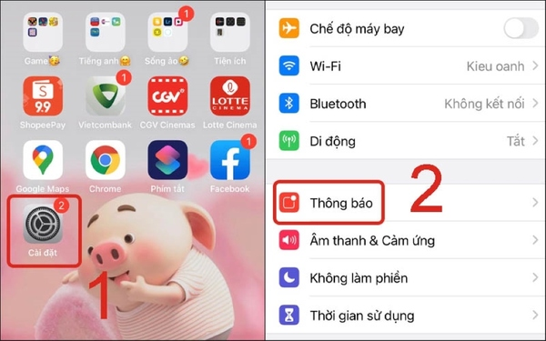 Cách tắt thông báo tin nhắn trên màn hình khóa iPhone