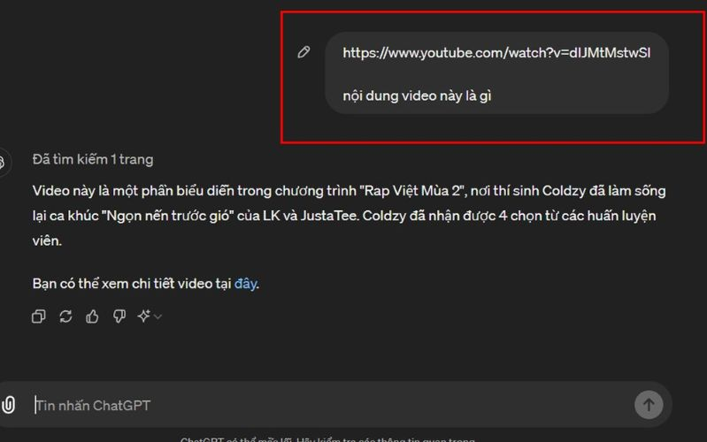 Cách tóm tắt nội dung video bằng ChatGPT