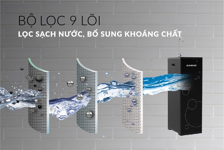 Cấu tạo của máy lọc nước 9 cấp
