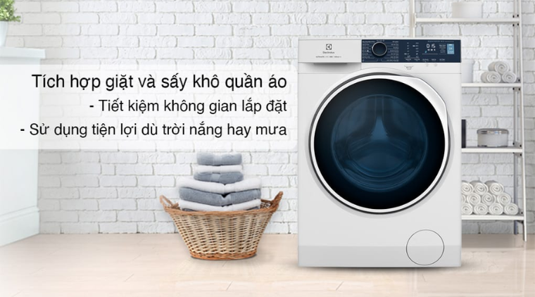 Có nên mua máy giặt sấy 2 trong 1?