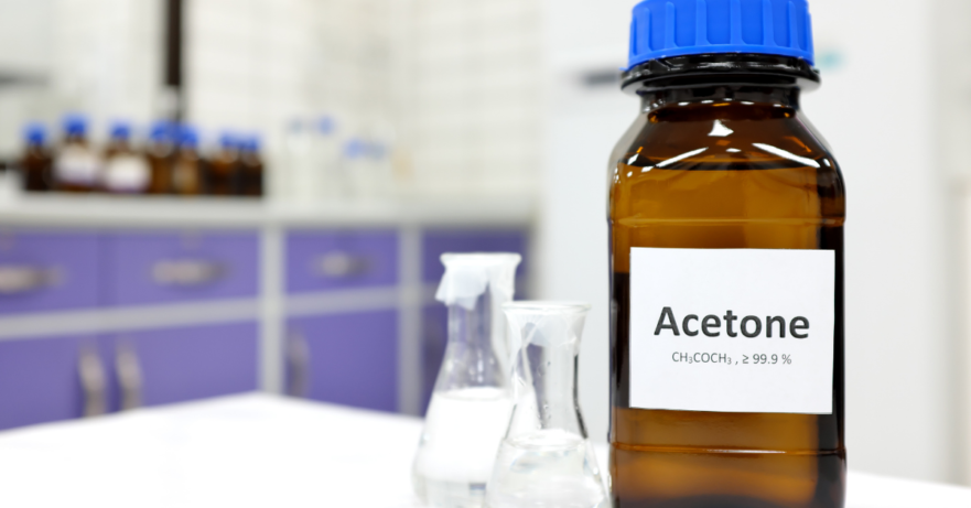 Dùng dung dịch Acetone