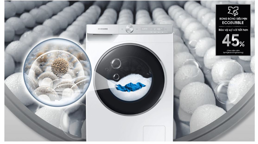 Công nghệ giặt bong bóng Eco Bubble
