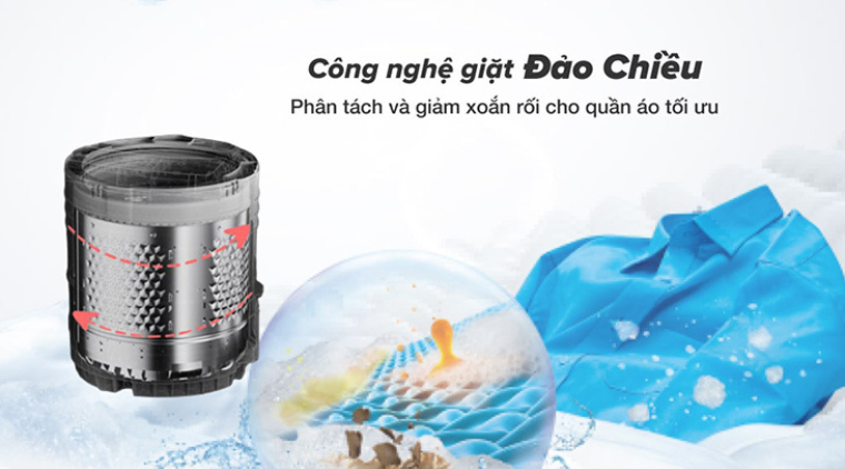 Công nghệ giặt đảo chiều gỡ rối