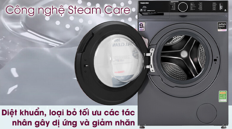 Công nghệ giặt hơi nước Steam Care