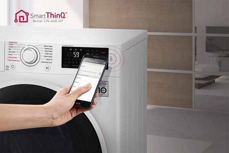 Điều khiển từ xa với ứng dụng SmartThinQ