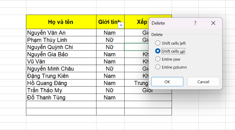 Hướng dẫn cách khắc phục lỗi bộ lọc không filter được trong Excel