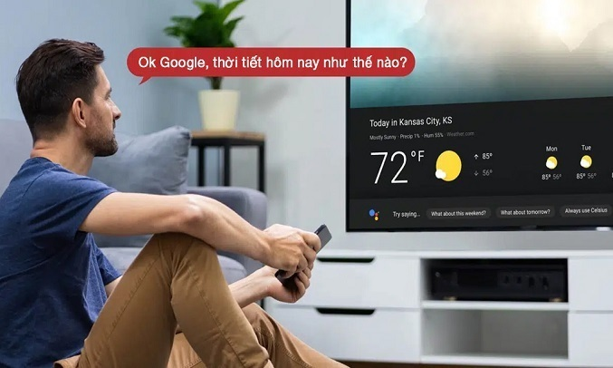 Những ứng dụng của trợ lý ảo Google Assistant trên TV