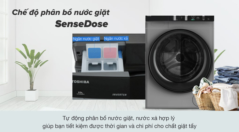 SenseDose - phân bổ nước giặt thông minh