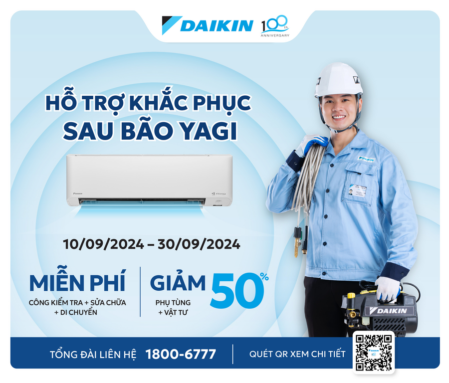 Chính sách bảo hành đặc biệt của Daikin