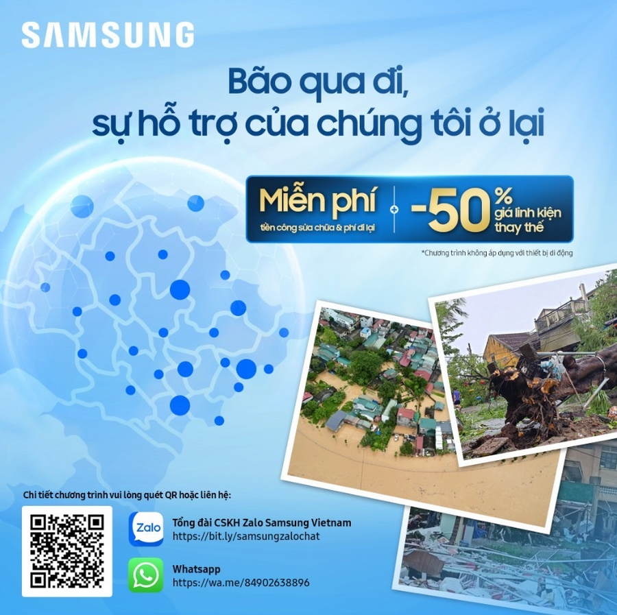 Chính sách bảo hành đặc biệt của Samsung