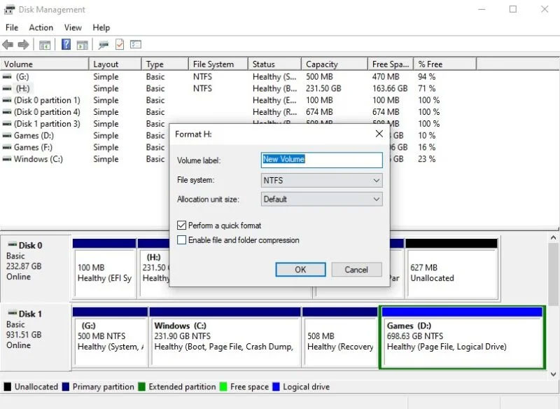 Format ổ SSD