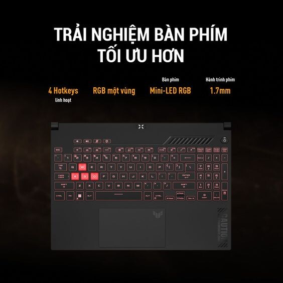 Những điểm nổi bật của dòng laptop Asus TUF