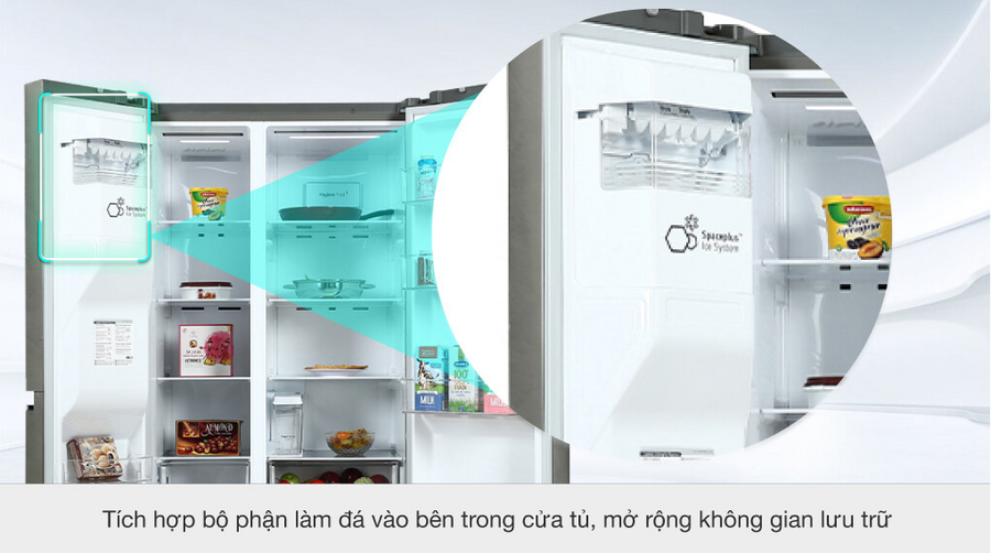 Hệ thống làm đá tinh gọn SpacePlus™