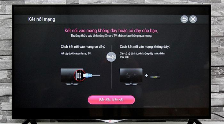 Nguyên nhân khiến tivi LG không kết nối được WiFi