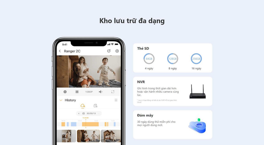 Khả năng lưu trữ lớn