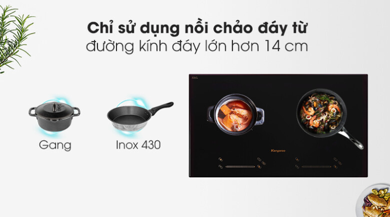 Nguyên nhân và cách khắc phục các mã lỗi thường gặp trên bếp từ Kangaroo