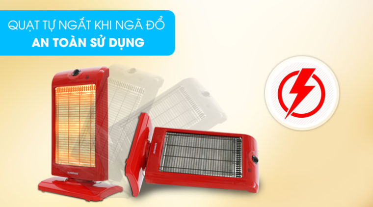 Quạt sưởi đèn halogen