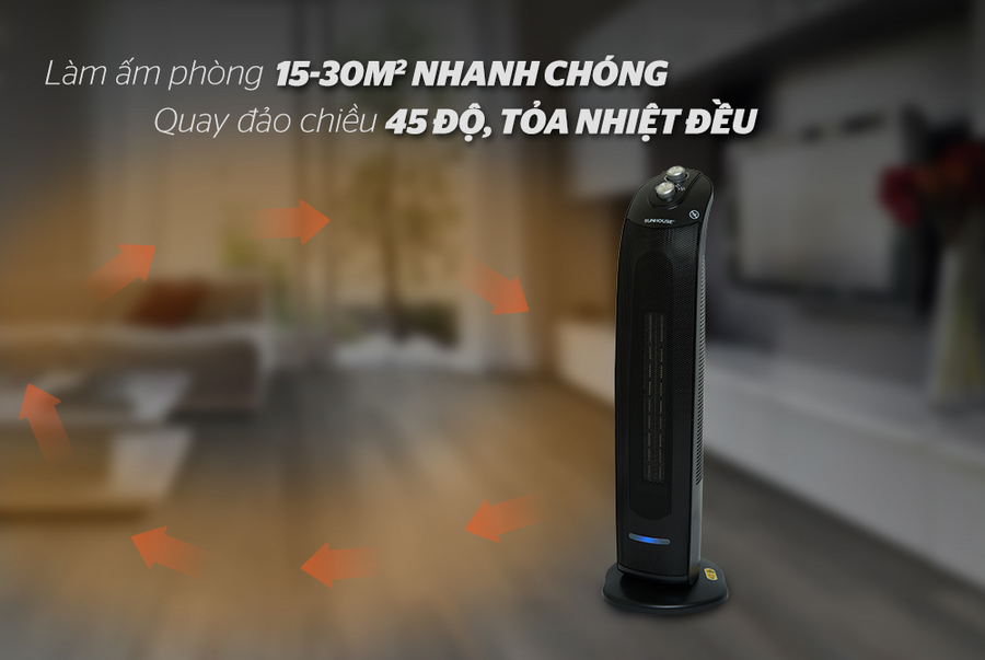 Tùy chọn chế độ sưởi linh hoạt