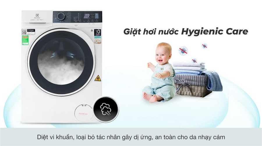 Công nghệ giặt hơi nước Hygienic Care